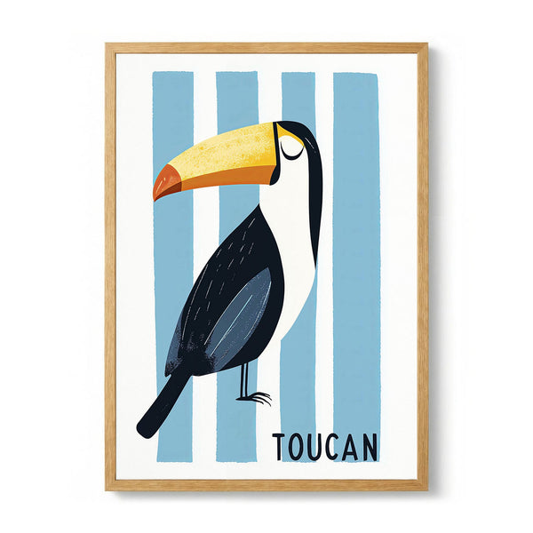Cute Striped Toucan by Mathieu