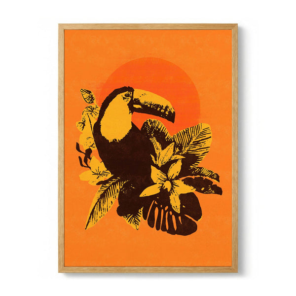 Tropical Toucan Sunset by Katariina Kosunen
