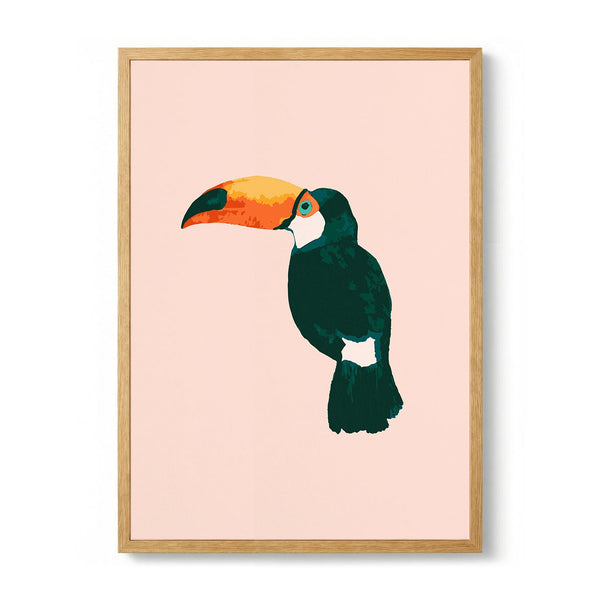 Vibrant Tropical Toucan by Karen Menzenbach
