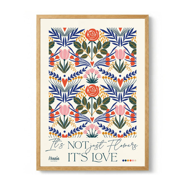 Vibrant Botanical Love by Maria Galybina