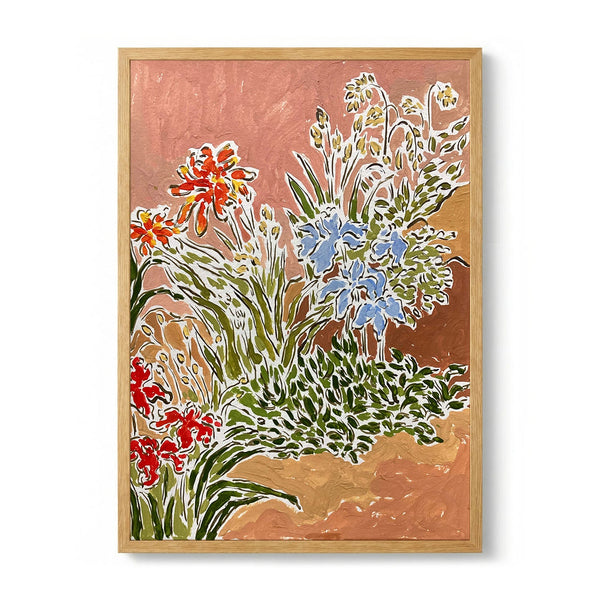 Vibrant Garden Flowers by Rushati Chowdhury