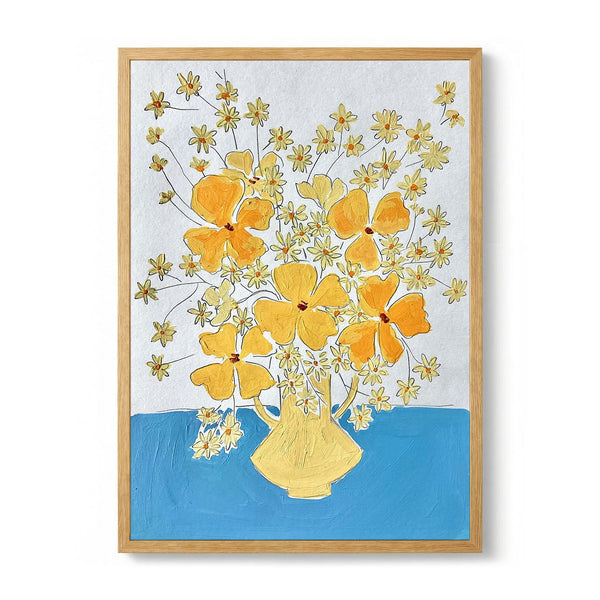 Bright Yellow Still Life by Rushati Chowdhury