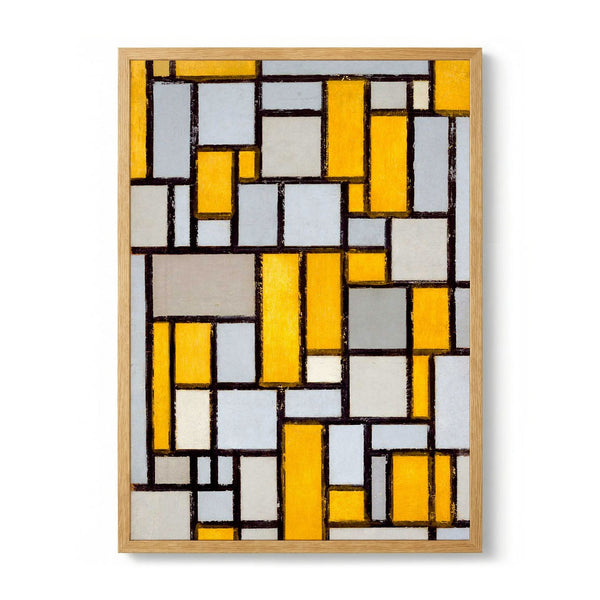 Composition with Grid 1 by Piet Mondrian