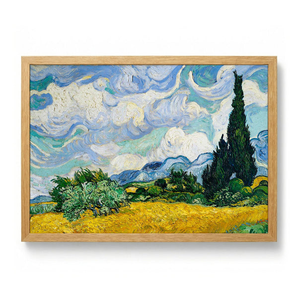 Wheat Field with Cypresses by Van Gogh