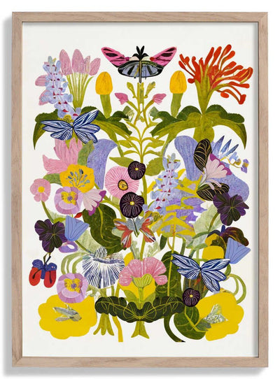 Abstract Autumn Floral door Rafaela Mascaro