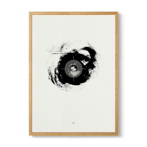 Abstract Enso Target door Thoth Adan