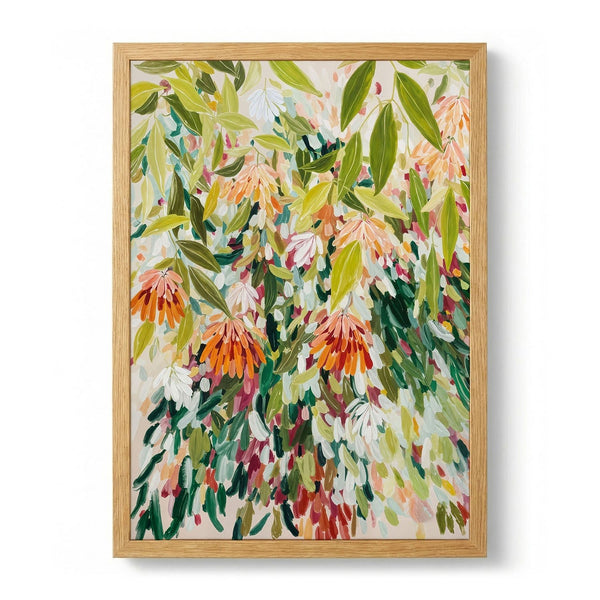 Abstract Floral Garden door Edie
