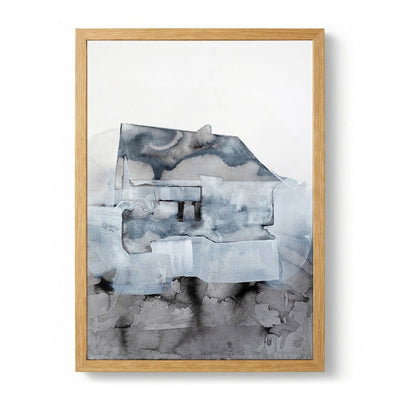 Abstract Grijs Huis door Joshua