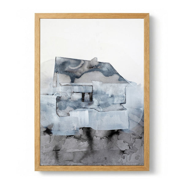 Abstract Grijs Huis door Joshua