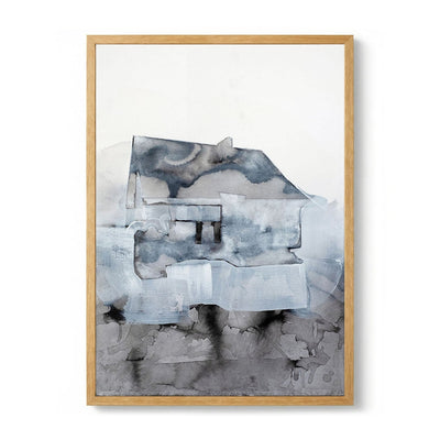 Abstract Grey House by Joshua