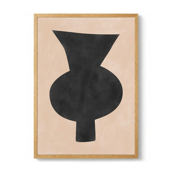 Abstract Vase Silhouette von Elena Ristova