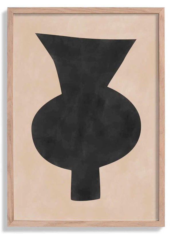 Abstract Vase Silhouette von Elena Ristova