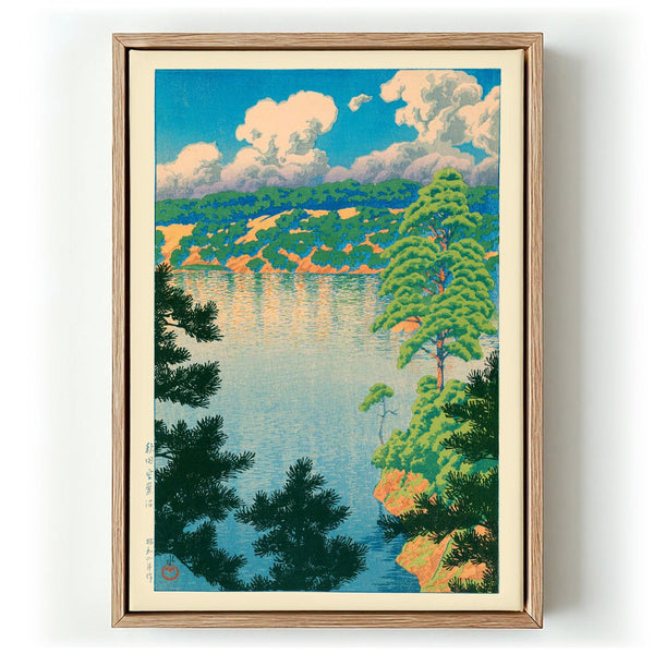 Akisu Lake by Hasui - Kuriosis Fine Art GmbH