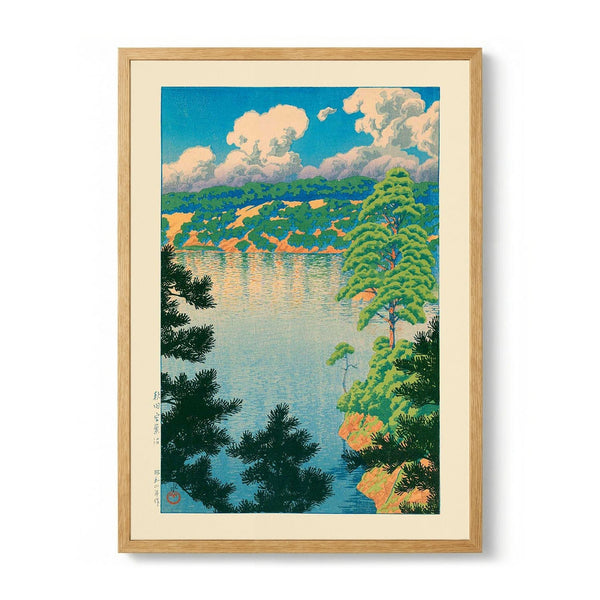 Akisu Lake by Hasui - Kuriosis Fine Art GmbH