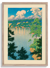 Akisu Lake by Hasui - Kuriosis Fine Art GmbH