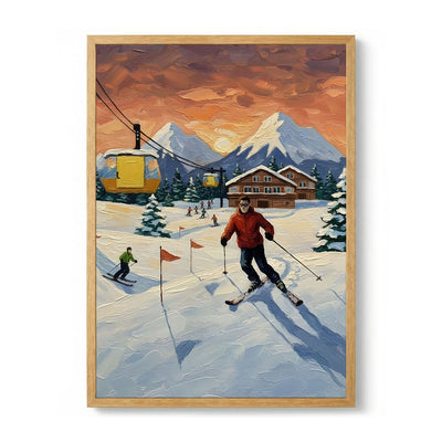 Alpine Glow Skiing by HUGO