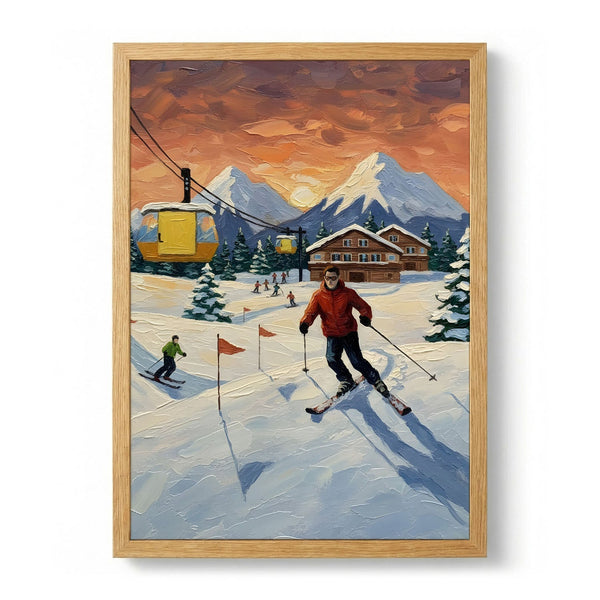 Alpine Glow Skiing von HUGO