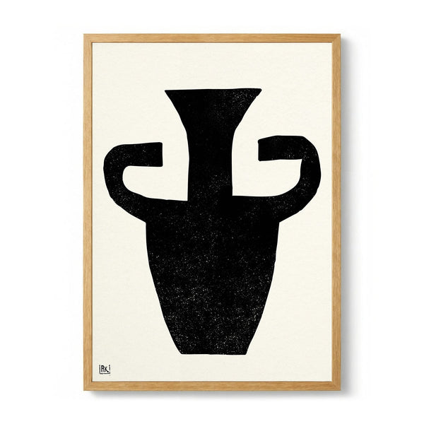 Ancient Black Vessel by The Printable Studio