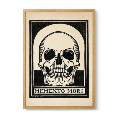 Antique Memento Mori Skull