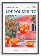 Aperol Spritz, Aquarell, Fresh by Ohkimiko - Kuriosis Fine Art GmbH