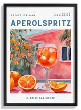 Aperol Spritz, Aquarell, Fresh by Ohkimiko - Kuriosis Fine Art GmbH