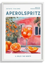 Aperol Spritz, Aquarell, Fresh by Ohkimiko - Kuriosis Fine Art GmbH