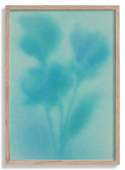 Aqua Bloom Silhouette door Frida Floral Studio