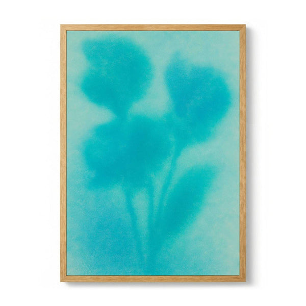 Aqua Bloom Silhouette by Frida Floral Studio