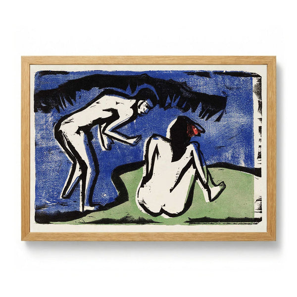 Bathing Couple by Ernst Kirchner