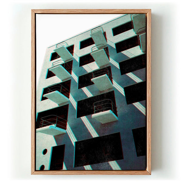 Bauhaus Dessau architecture in vintage magazine style VI by Rosana Laiz Blursbyai