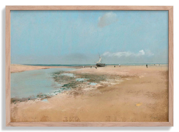 Beach at Low Tide de Edgar Degas