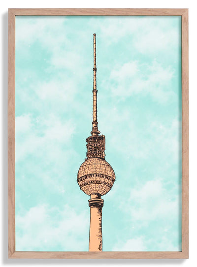 Berlin Blue Skies TV Tower door Kaitlyn Parker