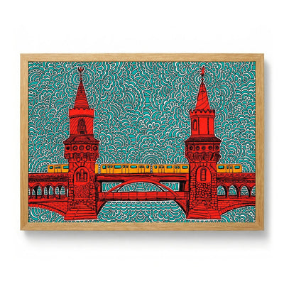 Berlin Oberbaumbrücke di Kaitlyn Parker
