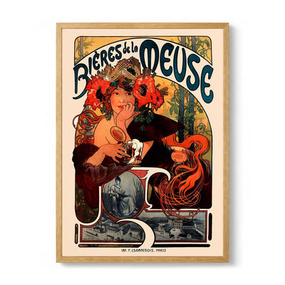 Bieres de la Meuse by Alphonse Mucha
