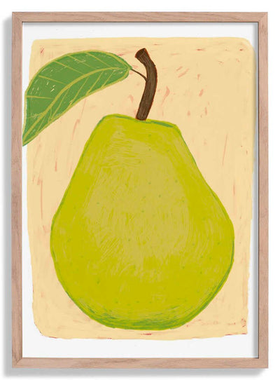 Big green pear door Sharyn Bursic