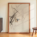 Bird Catching Fish Among Reeds by WANTANABE SEITEI - Kuriosis Fine Art GmbH