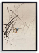 Bird Catching Fish Among Reeds by WANTANABE SEITEI - Kuriosis Fine Art GmbH