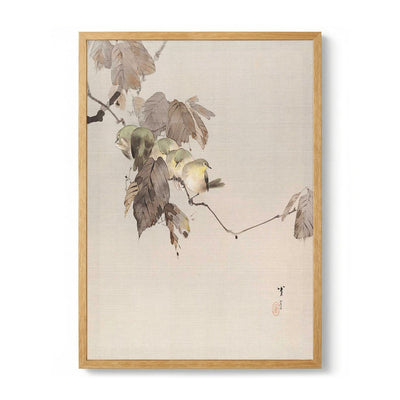Birds on a Branch von Watanabe Seitei