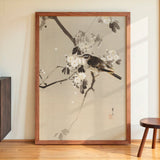 Birds on a Flowering Branch (1887) by WANTANABE SEITEI - Kuriosis Fine Art GmbH