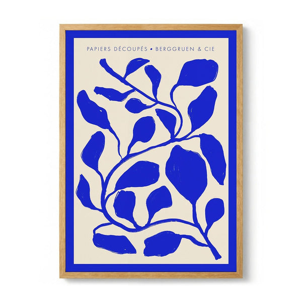 Blue Branch Papiers Découpés Art Exhibition