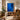 Blue Geometric Stairs by Linda Wride - Kuriosis Fine Art GmbH