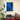 Blue Geometric Stairs by Linda Wride - Kuriosis Fine Art GmbH