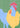 Blue Rooster Yellow Hen by Little Dean - Kuriosis Fine Art GmbH