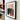 Bold Blue Orange and White Brushstrokes by MANSI SAXENA - Kuriosis Fine Art GmbH