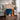 Bold Blue Orange and White Brushstrokes by MANSI SAXENA - Kuriosis Fine Art GmbH