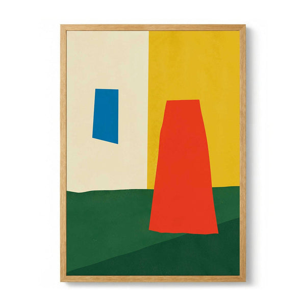 Bold Geometric Shapes and Vibrant Colors by Little Dean - Kuriosis Fine Art GmbH