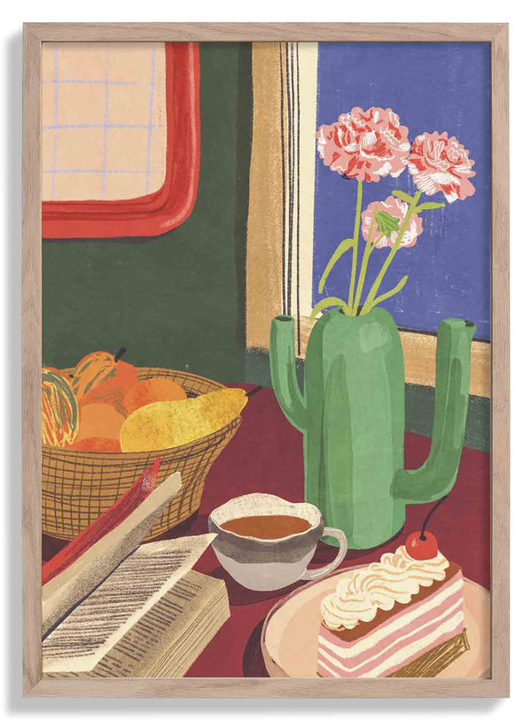 Book coffee and cake By Gigi Rosado