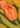 Bright Orange Tulips with Green Leaf line drawing by Katie - Kuriosis Fine Art GmbH