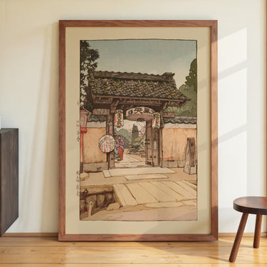 Bunnosuke chaya Bunnosuke teahouse 1940 by Hiroshi Yoshida - Kuriosis Fine Art GmbH