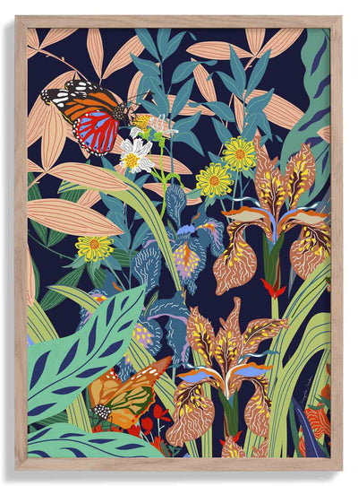 Butterfly Tropical Garden door MARYLENE MADOU